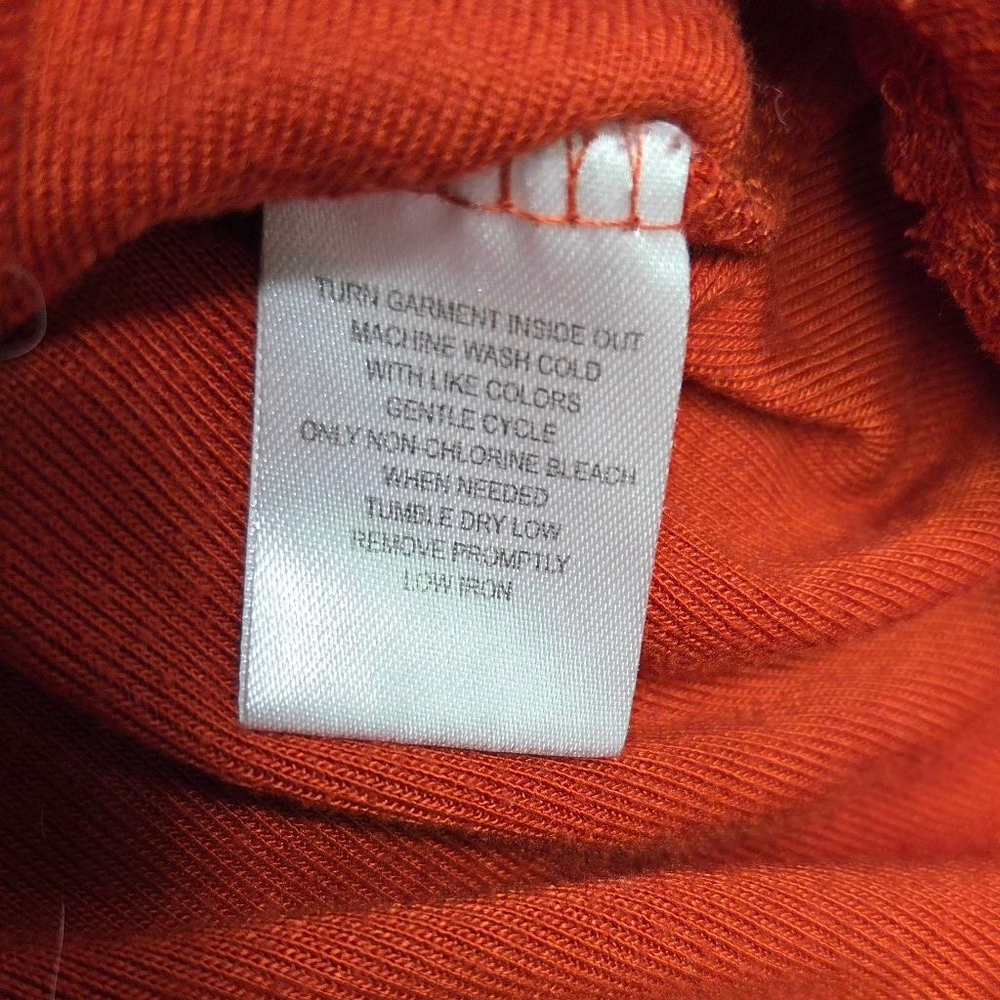 Women's French Laundry Long Sleeve Tee 3X Orange - Picture 5 of 7